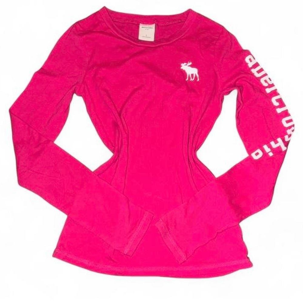 Abercrombie Pink Long Sleeve Shirt